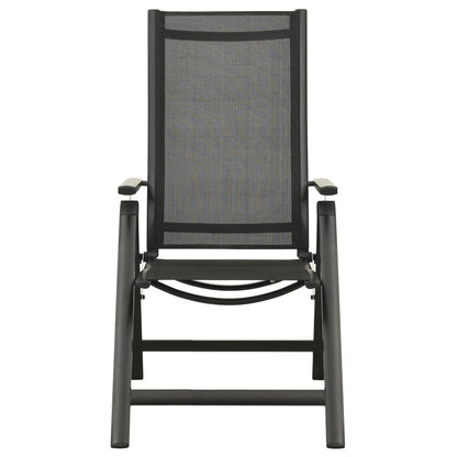 -Delige Tuinset Aluminium Antracietkleurig 5