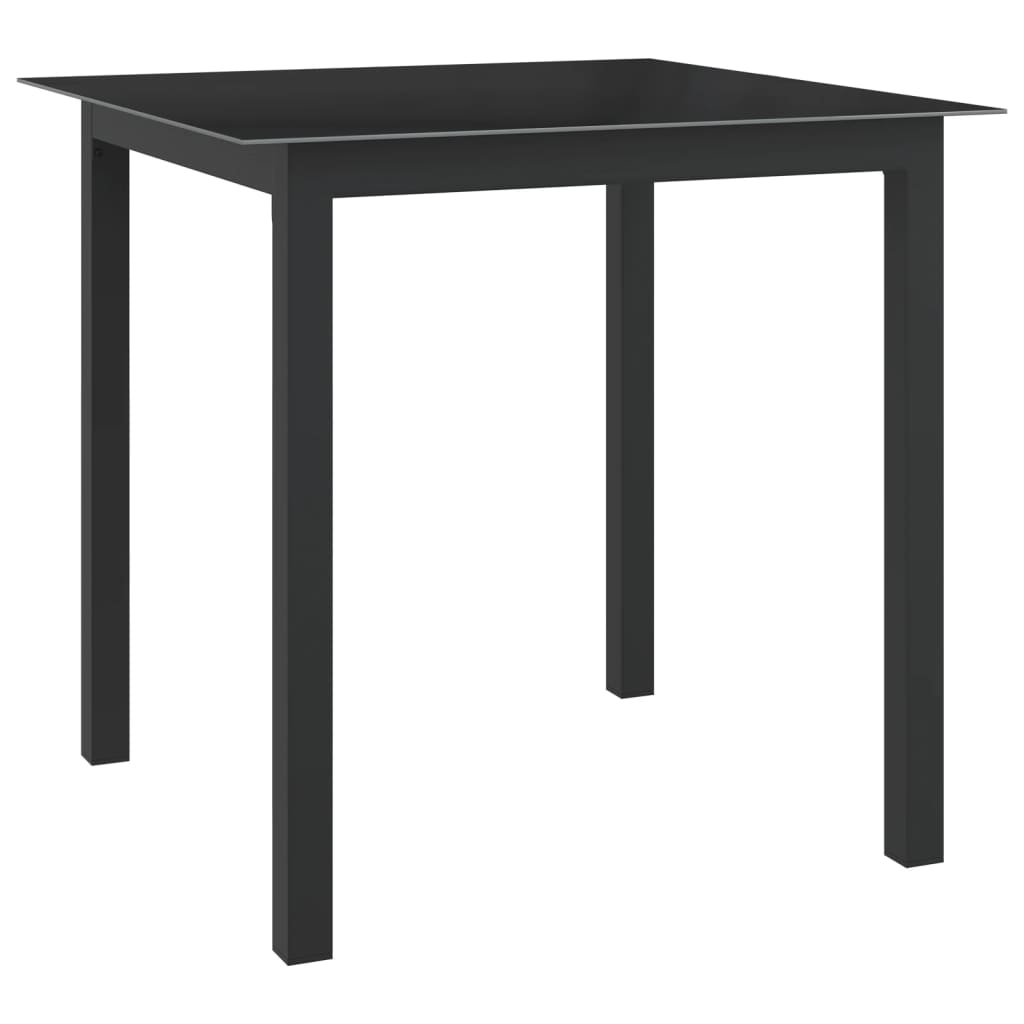 -Delige Tuinset Aluminium Antracietkleurig 5