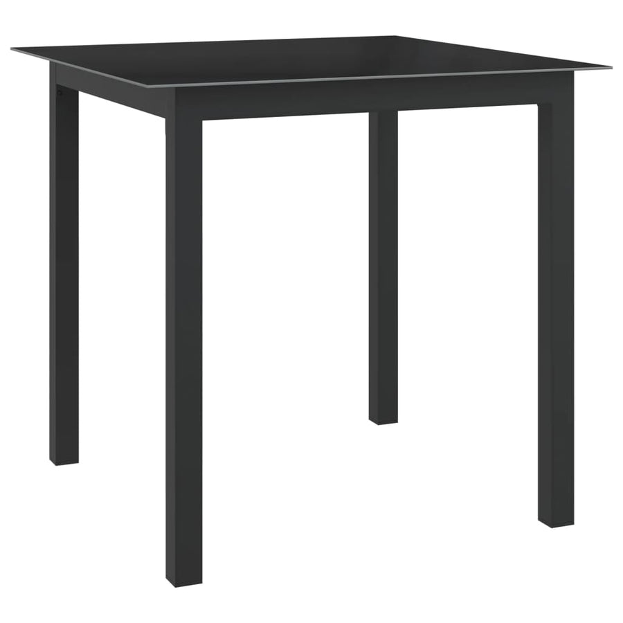 -Delige Tuinset Aluminium Antracietkleurig 5