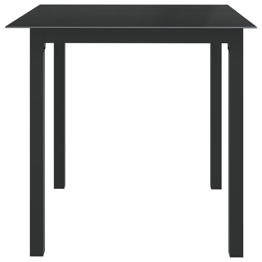 -Delige Tuinset Aluminium Antracietkleurig 5