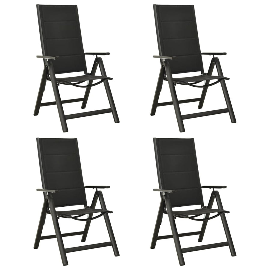 -Delige Tuinset Aluminium Antracietkleurig 5