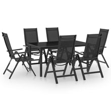 -Delige Tuinset Aluminium Antracietkleurig 7