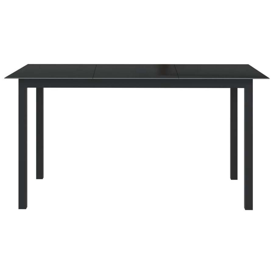 -Delige Tuinset Aluminium Antracietkleurig 7