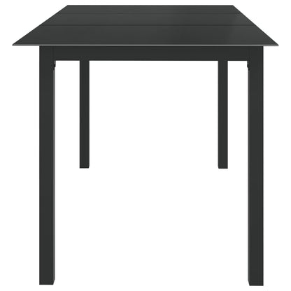 -Delige Tuinset Aluminium Antracietkleurig 7