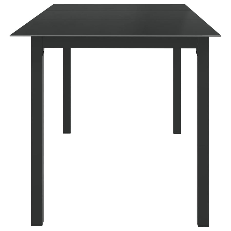 -Delige Tuinset Aluminium Antracietkleurig 7