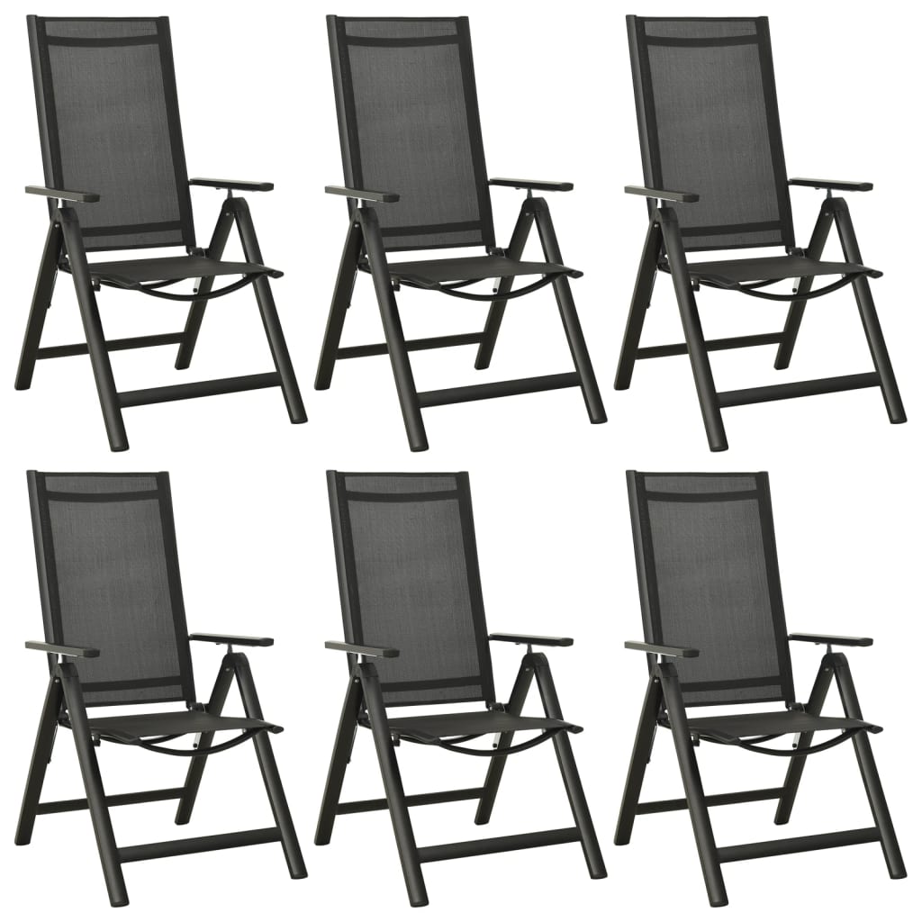-Delige Tuinset Aluminium Antracietkleurig 7