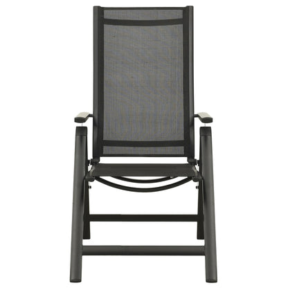 -Delige Tuinset Aluminium Antracietkleurig 7