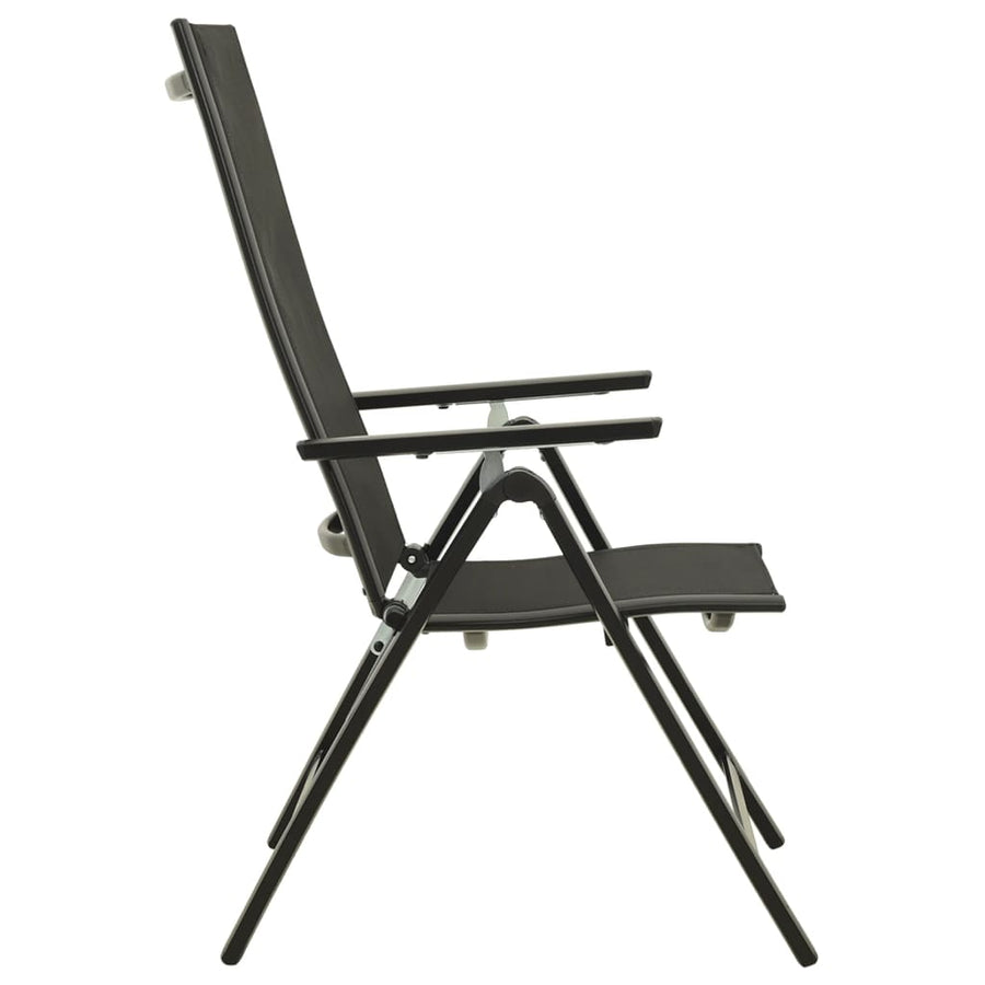 -Delige Tuinset Aluminium Antracietkleurig 7