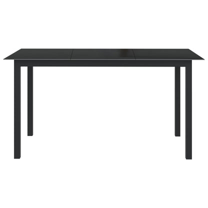 -Delige Tuinset Aluminium Antracietkleurig 7