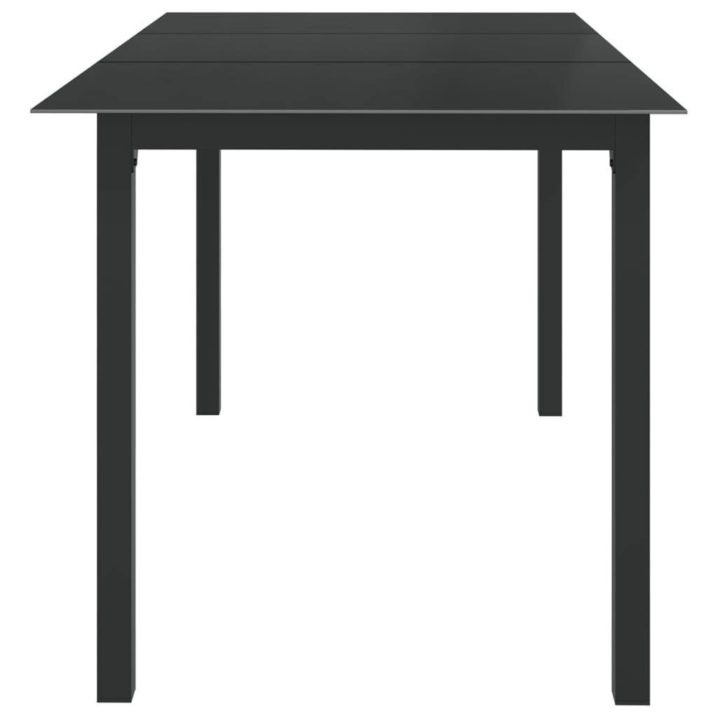 -Delige Tuinset Aluminium Antracietkleurig 7