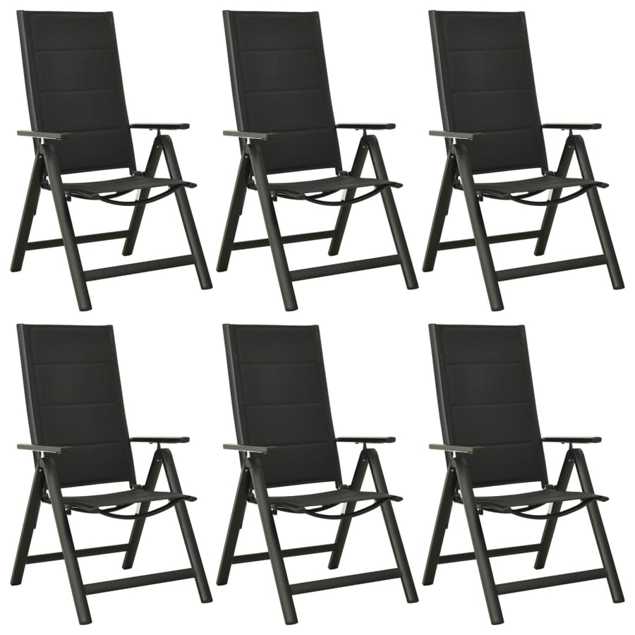 -Delige Tuinset Aluminium Antracietkleurig 7