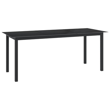 9-Delige Tuinset Aluminium Antracietkleurig 8