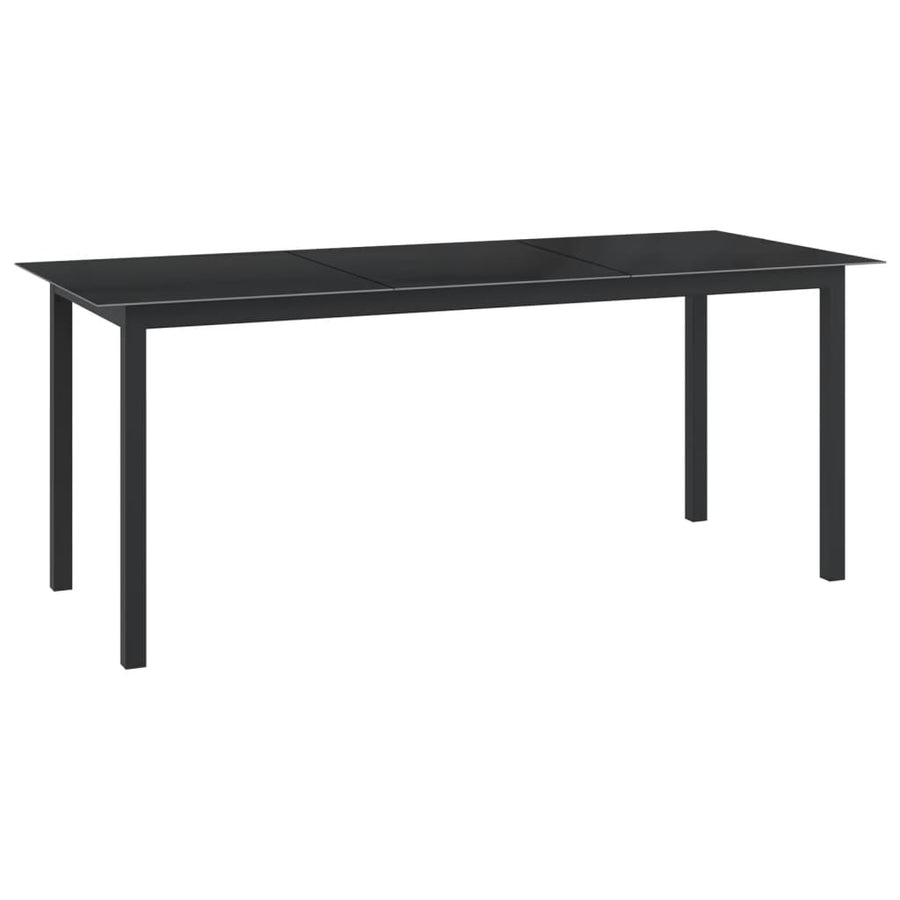 9-Delige Tuinset Aluminium Antracietkleurig 8