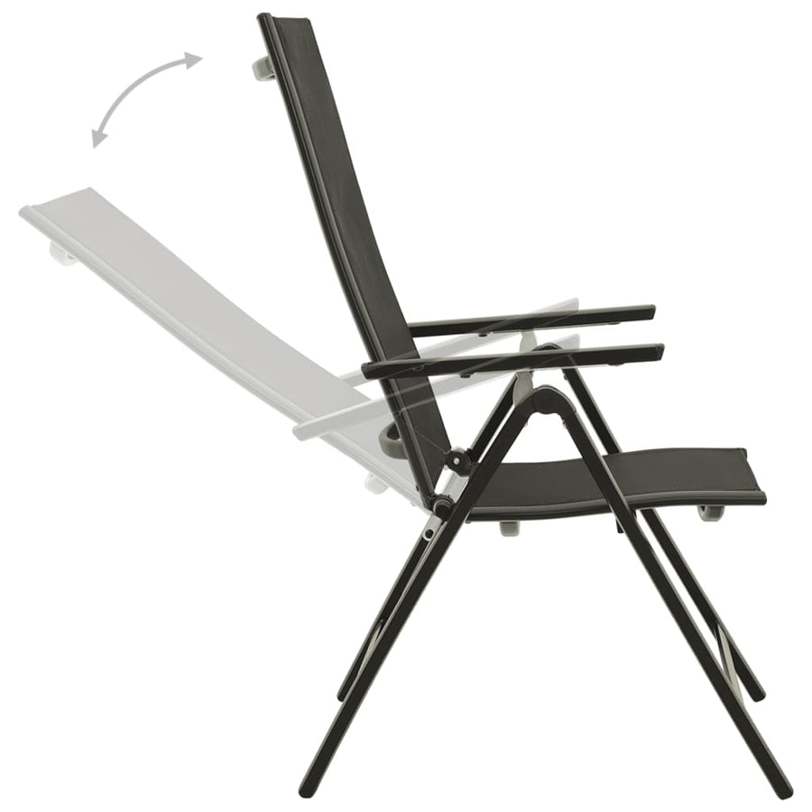 9-Delige Tuinset Aluminium Antracietkleurig 8
