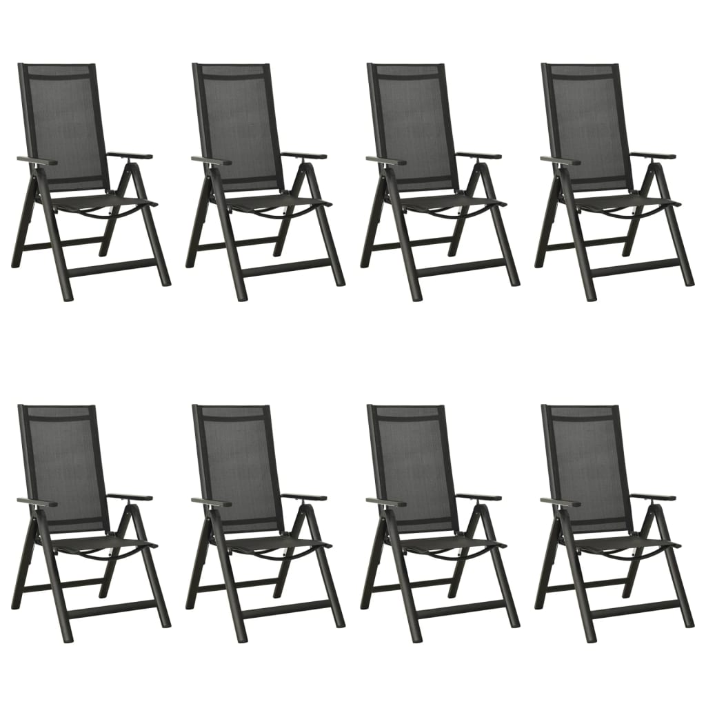 9-Delige Tuinset Aluminium Antracietkleurig 8
