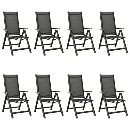 9-Delige Tuinset Aluminium Antracietkleurig 8