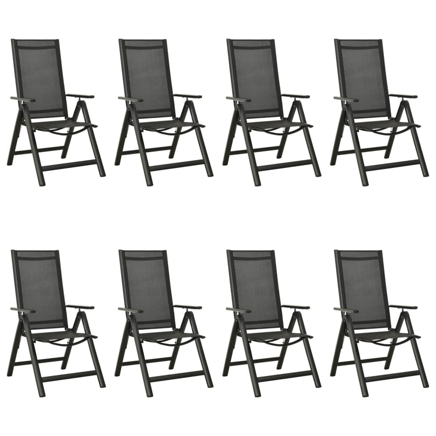 9-Delige Tuinset Aluminium Antracietkleurig 8