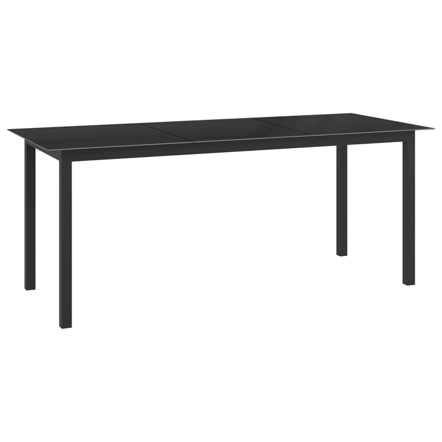 9-Delige Tuinset Aluminium Antracietkleurig 8