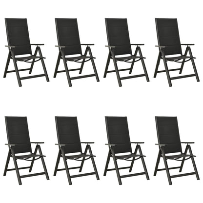 9-Delige Tuinset Aluminium Antracietkleurig 8