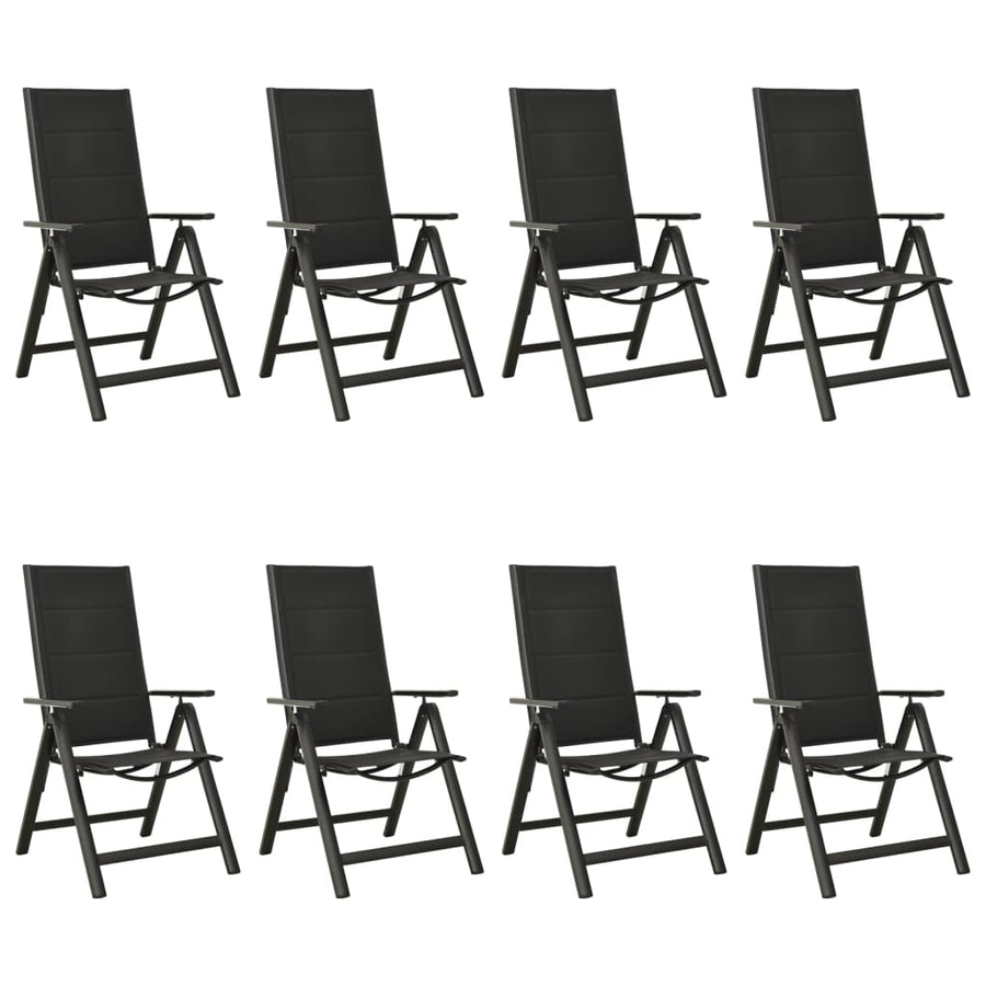 9-Delige Tuinset Aluminium Antracietkleurig 8