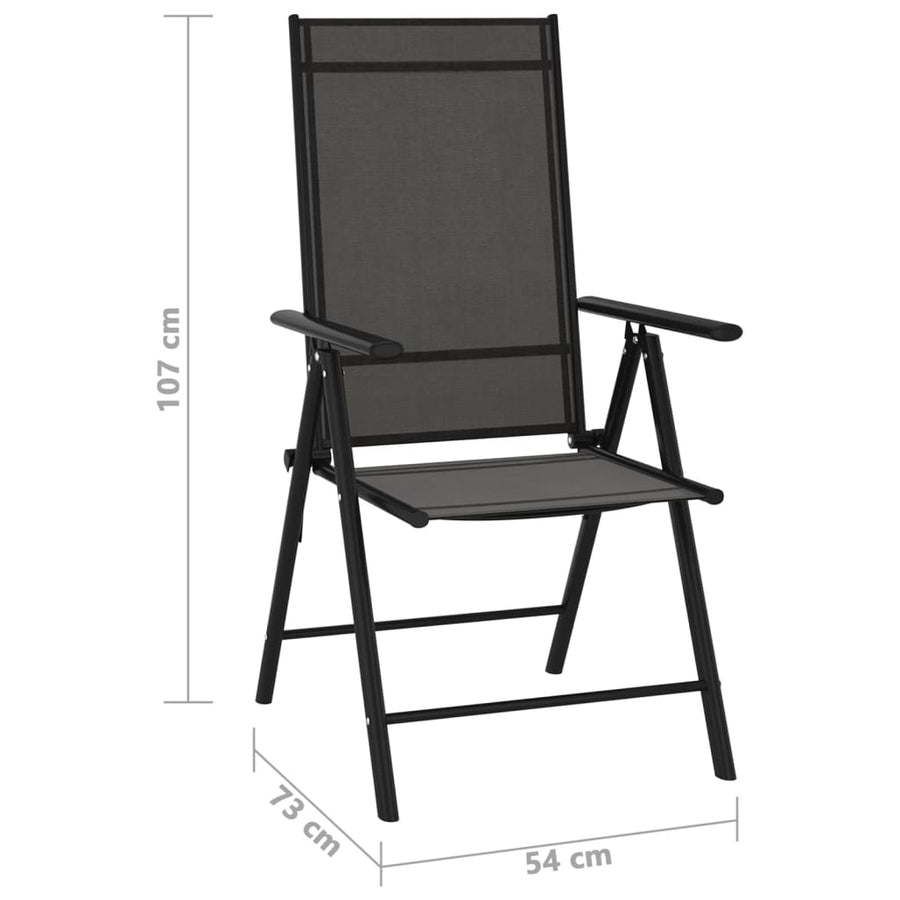 -Delige Loungeset En Antracietkleurig 10 Zwart