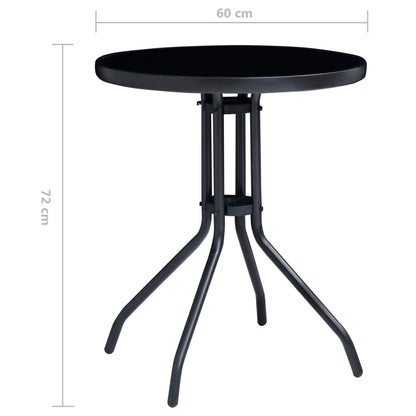 -Delige Bistroset Zwart En Atracietkleurig 3
