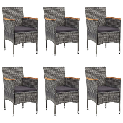-Delige Tuinset Poly Rattan