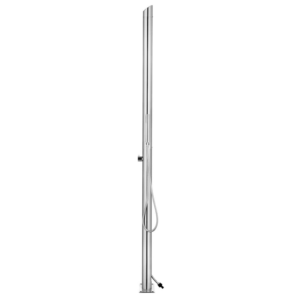 Buitendouche Met E Basis 225 Cm Roestvrij Staal 80 x 62 x 5 cm Bruin