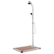 Buitendouche 220 cm aluminium bruin
