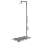 Buitendouche 230 cm roestvrij staal grijs