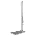 Buitendouche 225 cm roestvrij staal grijs