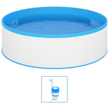 Splasher Pool Met Hangende Skimmer En Pomp 350X90 Cm Wit