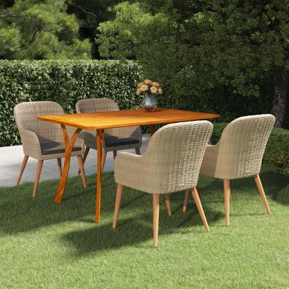 -Delige Tuinset Bruin