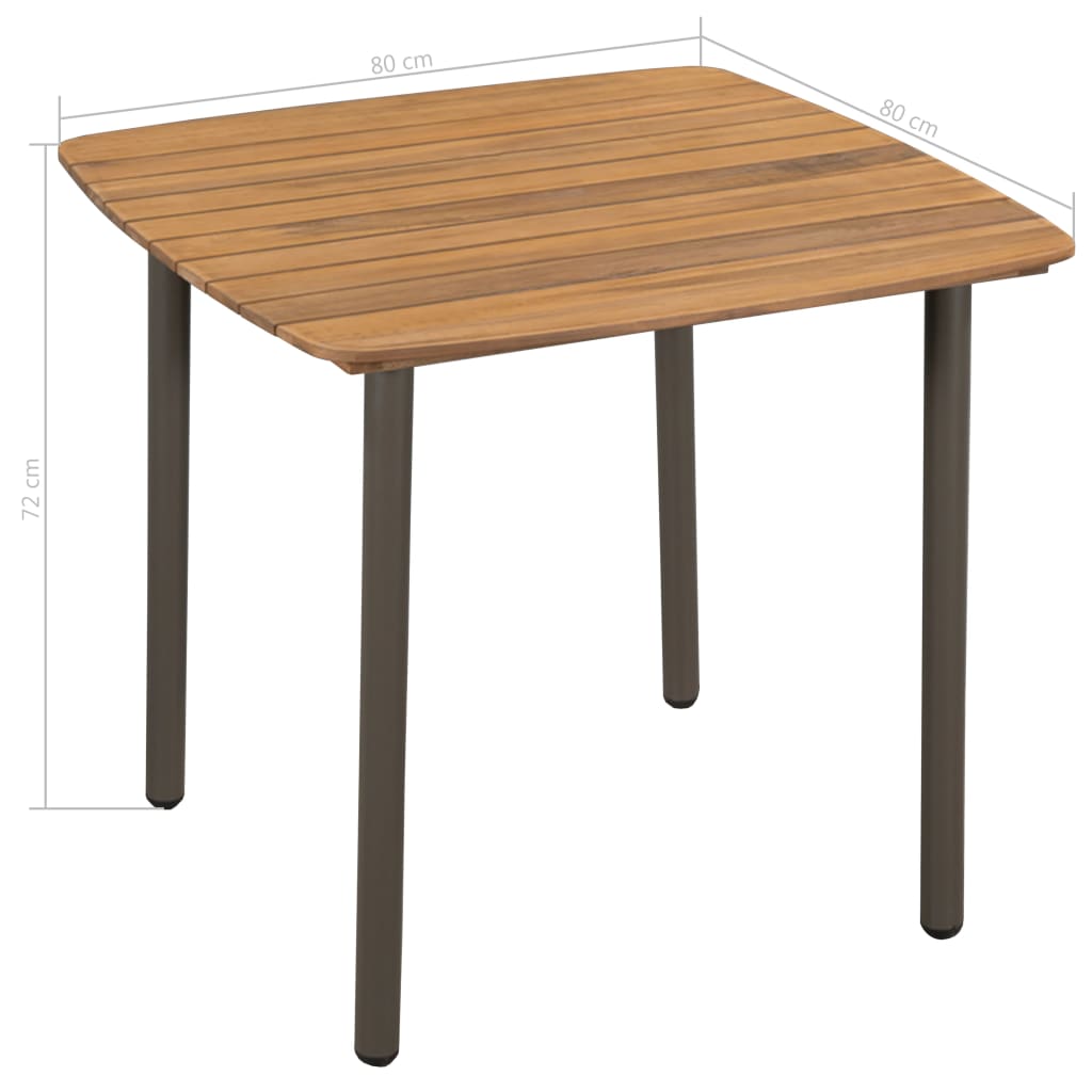 -Delige Tuinset Poly Rattan 5 Bruin