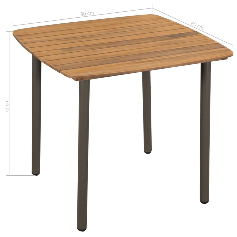 -Delige Tuinset Poly Rattan 5 Bruin