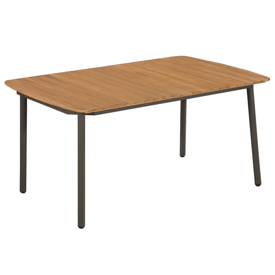 -Delige Tuinset Poly Rattan 7 Zwart