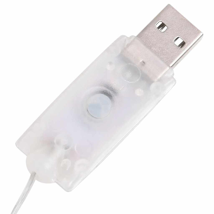 Decoratieve sneeuwpop LED 120 cm luxe stof