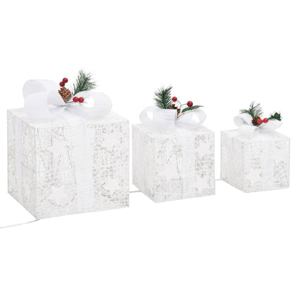 Kerstdecoratie Geschenkdozen Binnen/Buiten Wit