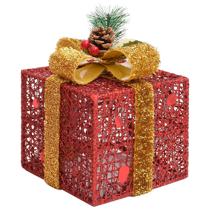 Kerstdecoratie Geschenkdozen Binnen/Buiten Rood