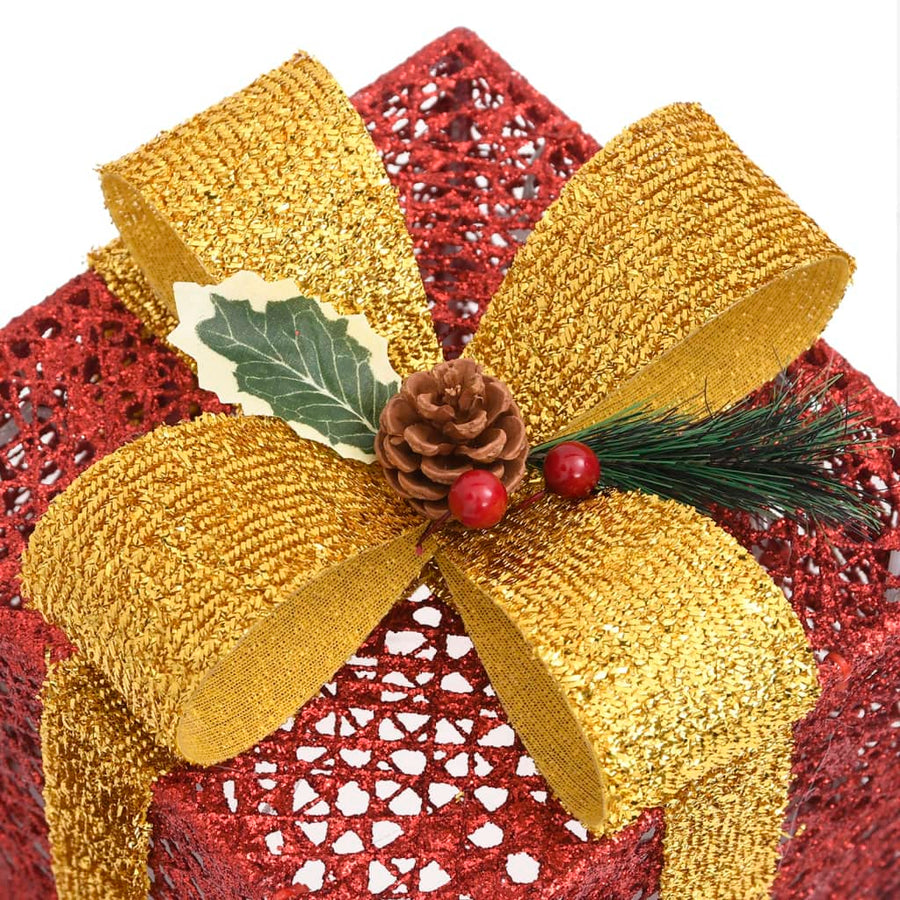 Kerstdecoratie Geschenkdozen Binnen/Buiten Rood