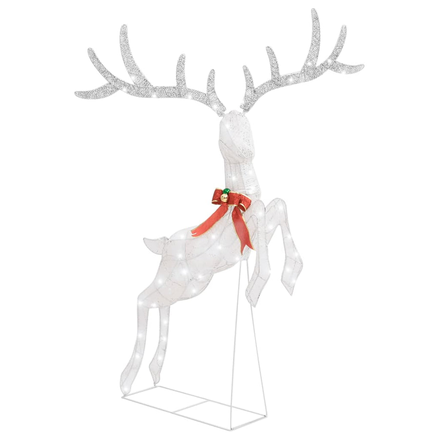 Kerstversiering Vliegend Rendier Koudwit 120 Led's Wit