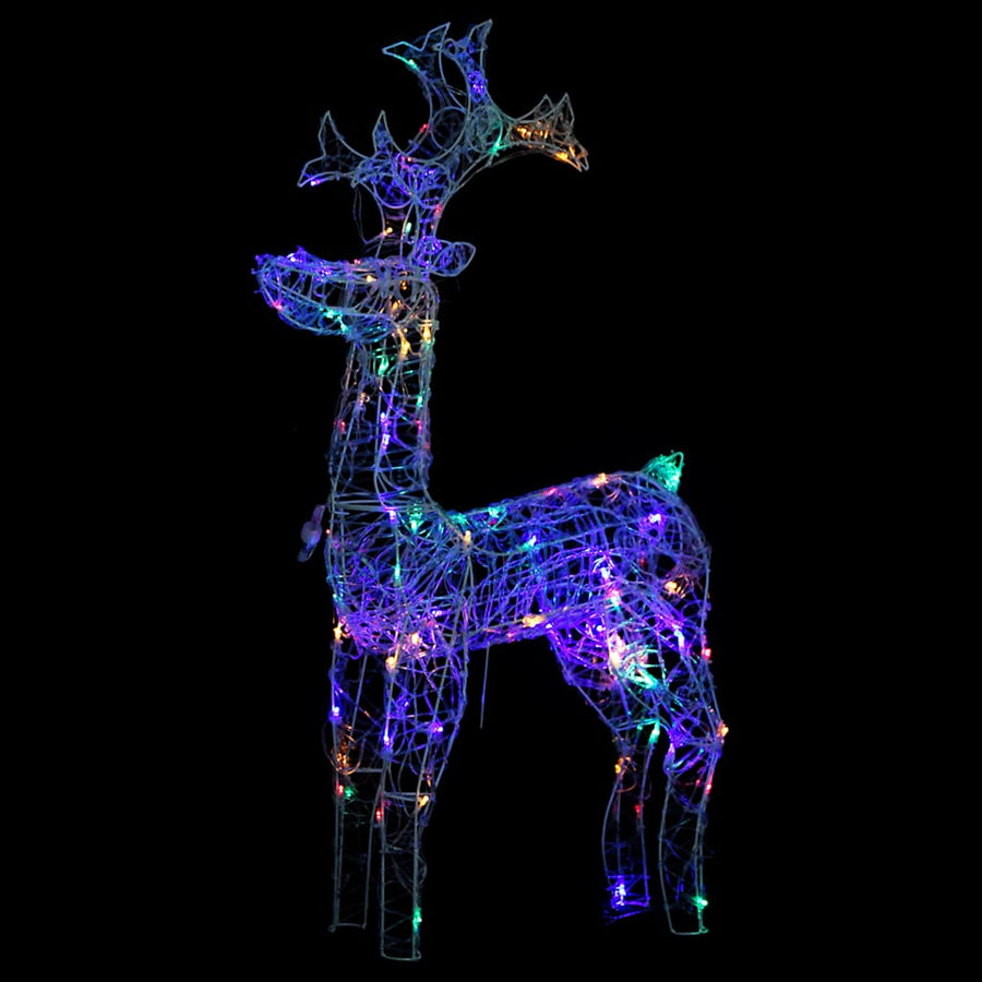 Kerstversiering Rendier 90 Led's Acryl Multikleur 1 60 x 16 x 100 cm