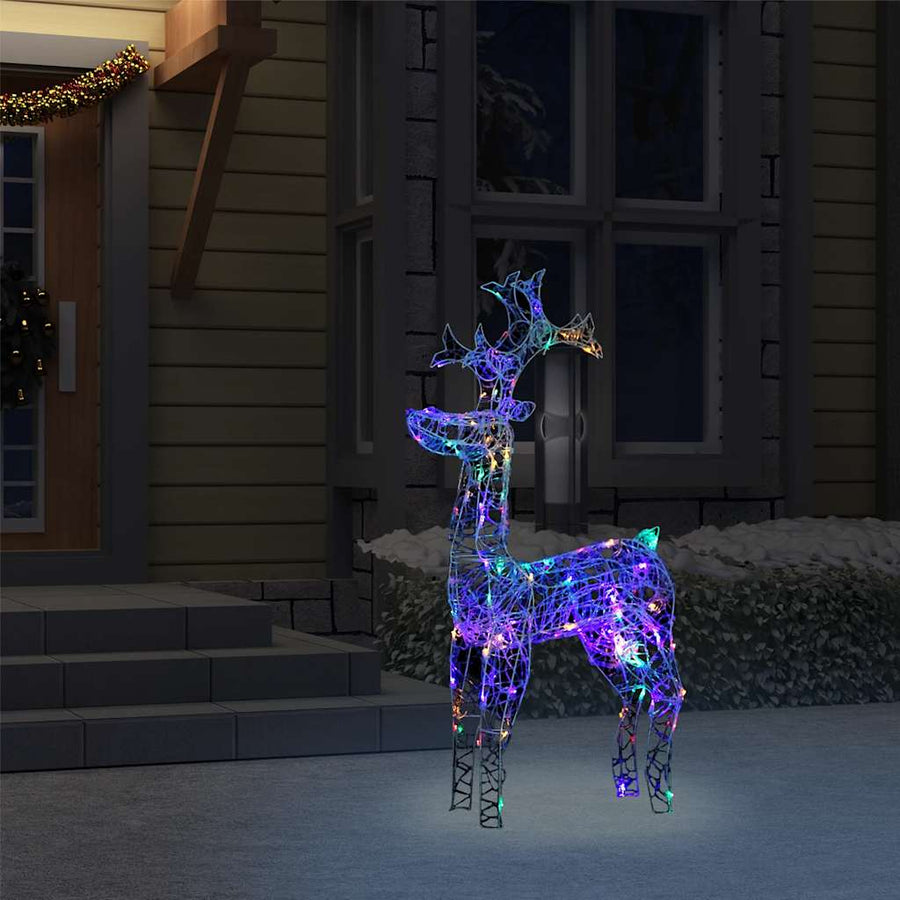 Kerstversiering Rendier 90 Led's Acryl Multikleur 1 60 x 16 x 100 cm