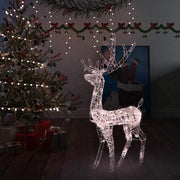 Kerstversiering rendier 120 cm acryl warmwit 140 LED