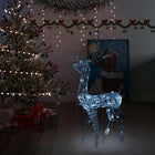 Christmas Decoration Reindeer 140 LEDs 120 cm Acrylic Cool White 1