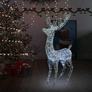Kerstdecoratie rendier 180 cm acryl 250 LED's koudwit