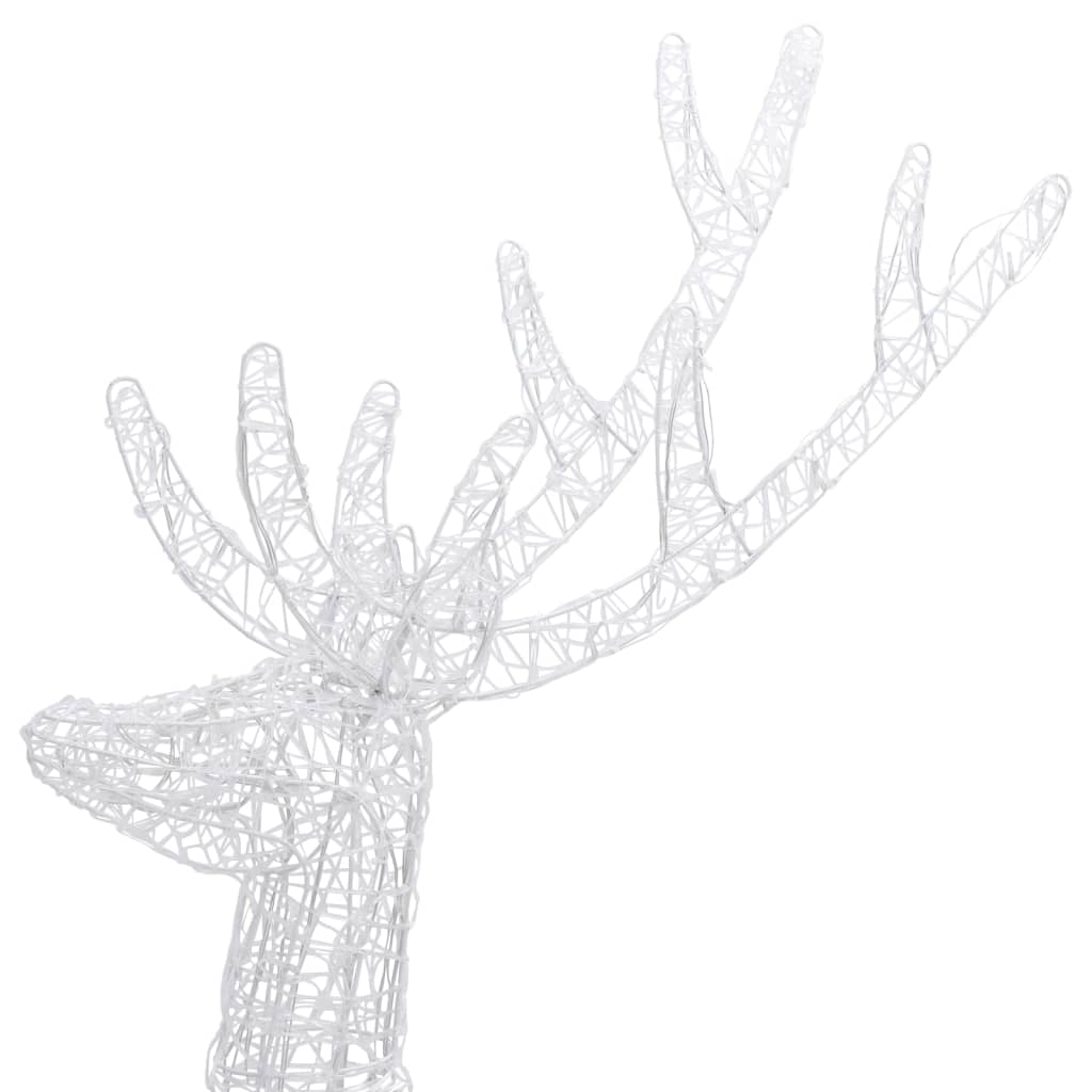 Kerstdecoratie Rendier 250 Led's Meerkleurig 180 Cm Acryl Multikleur 1