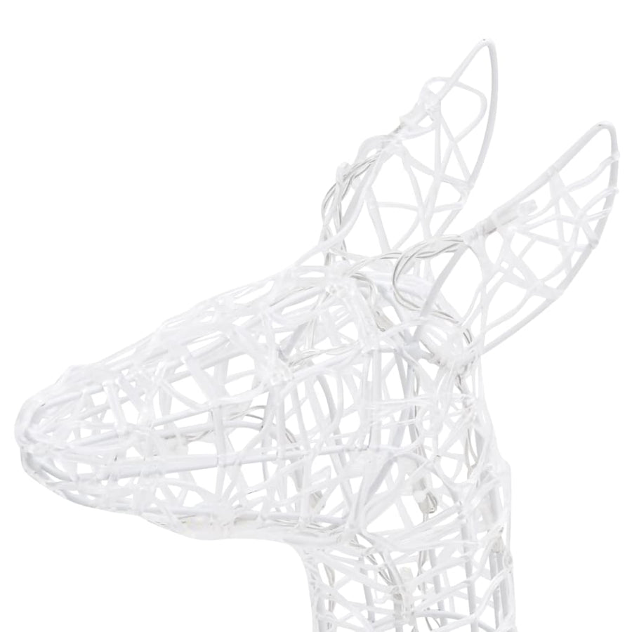 Kerstversiering Rendierfamilie 160 Led Meerkleurig Acryl