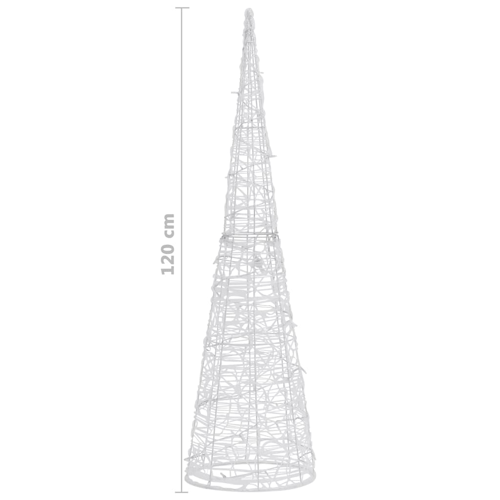 Lichtkegel Decoratief Led Blauw 120 Cm Acryl