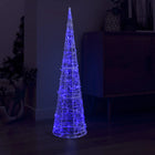 Lichtkegel Decoratief Led Blauw 120 Cm Acryl